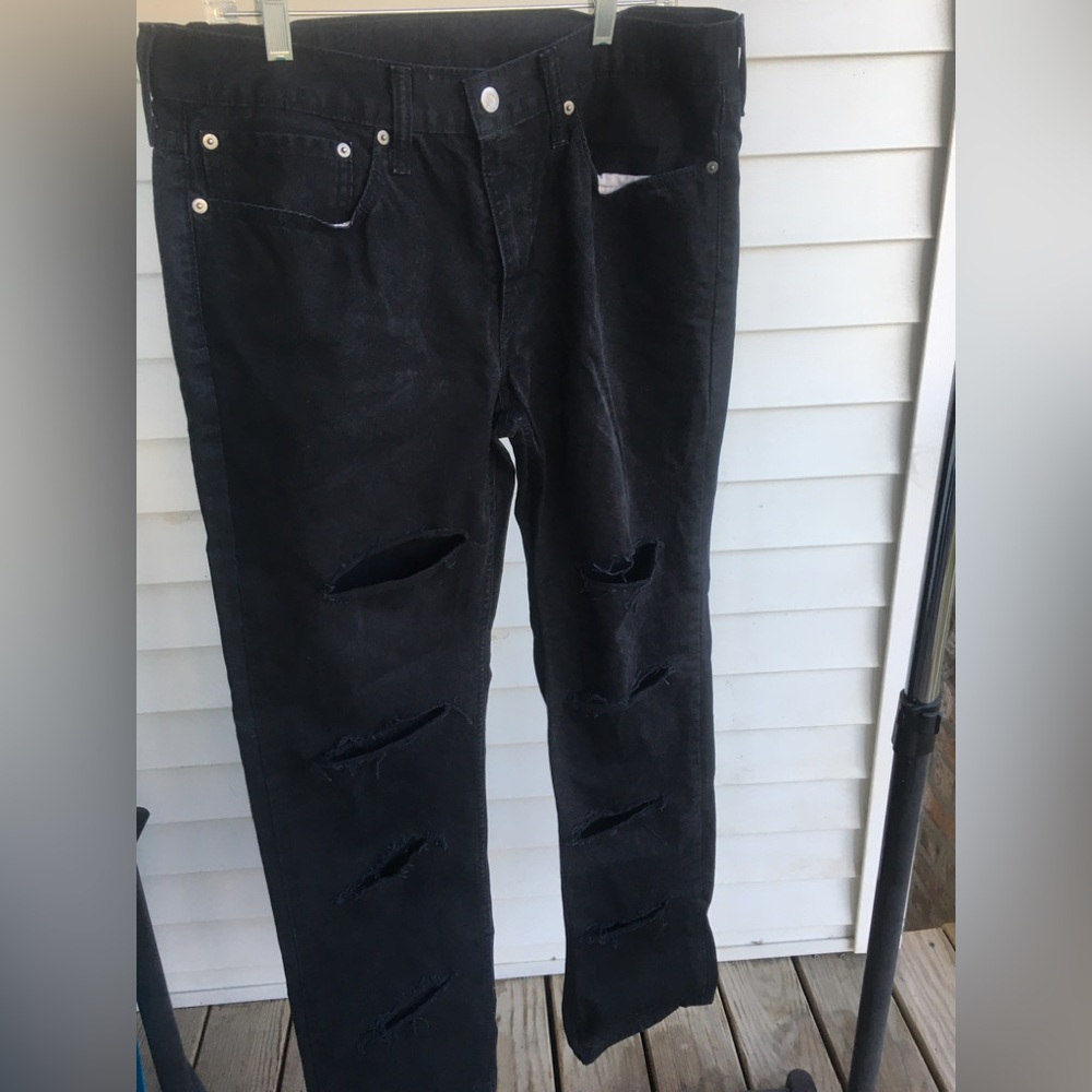 Levi Strauss 514 Men, 34-34 Black Pants